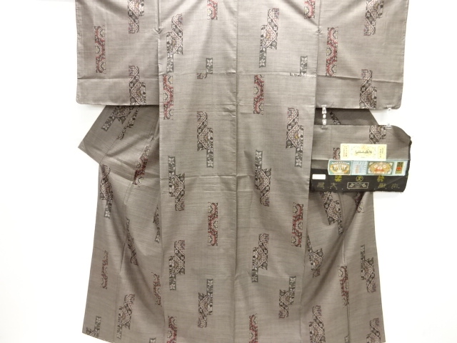 JAPANESE KIMONO / UNUSED DORO OSHIMA TSUMUGI (7 maruki) / HISANO ORIMONO